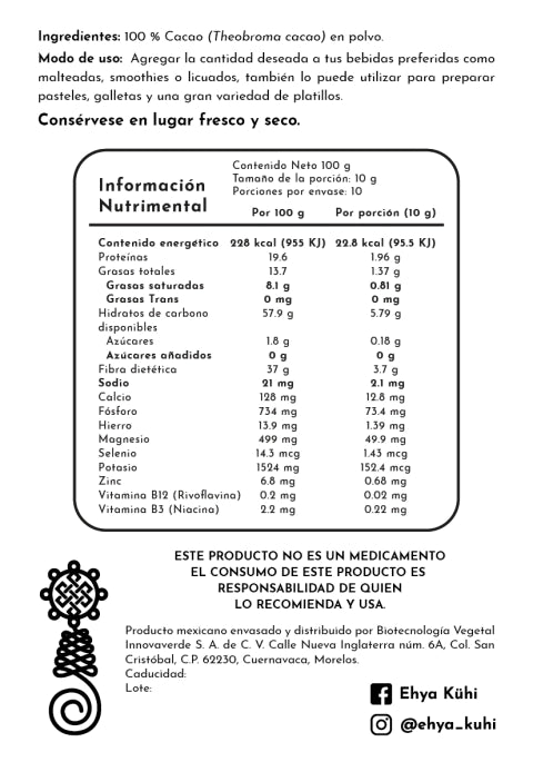 Cacao en polvo