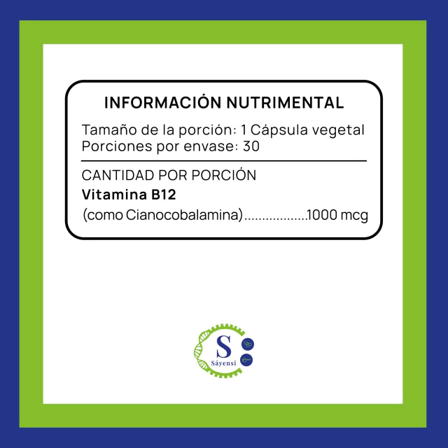 VITAMINA B12 1000mcg